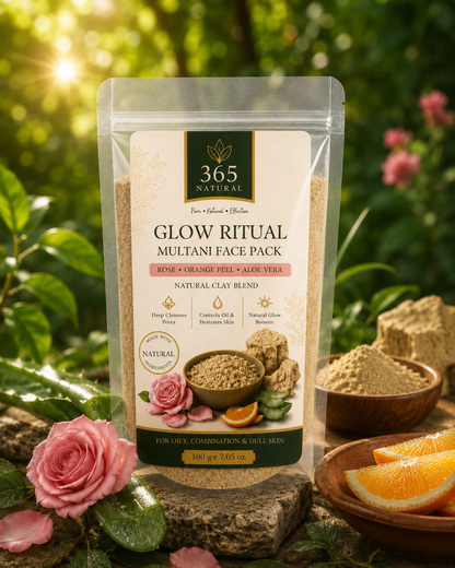 365 Natural Glow Ritual Multani Face Pack .Glow Naturally Everyday.