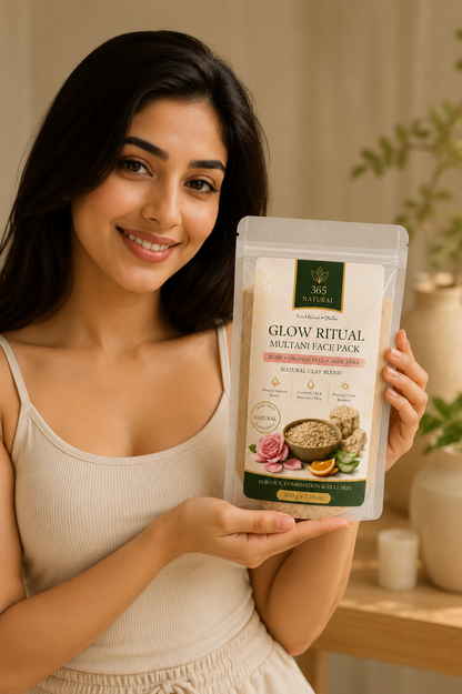 365 Natural Glow Ritual Multani Face Pack .Glow Naturally Everyday.