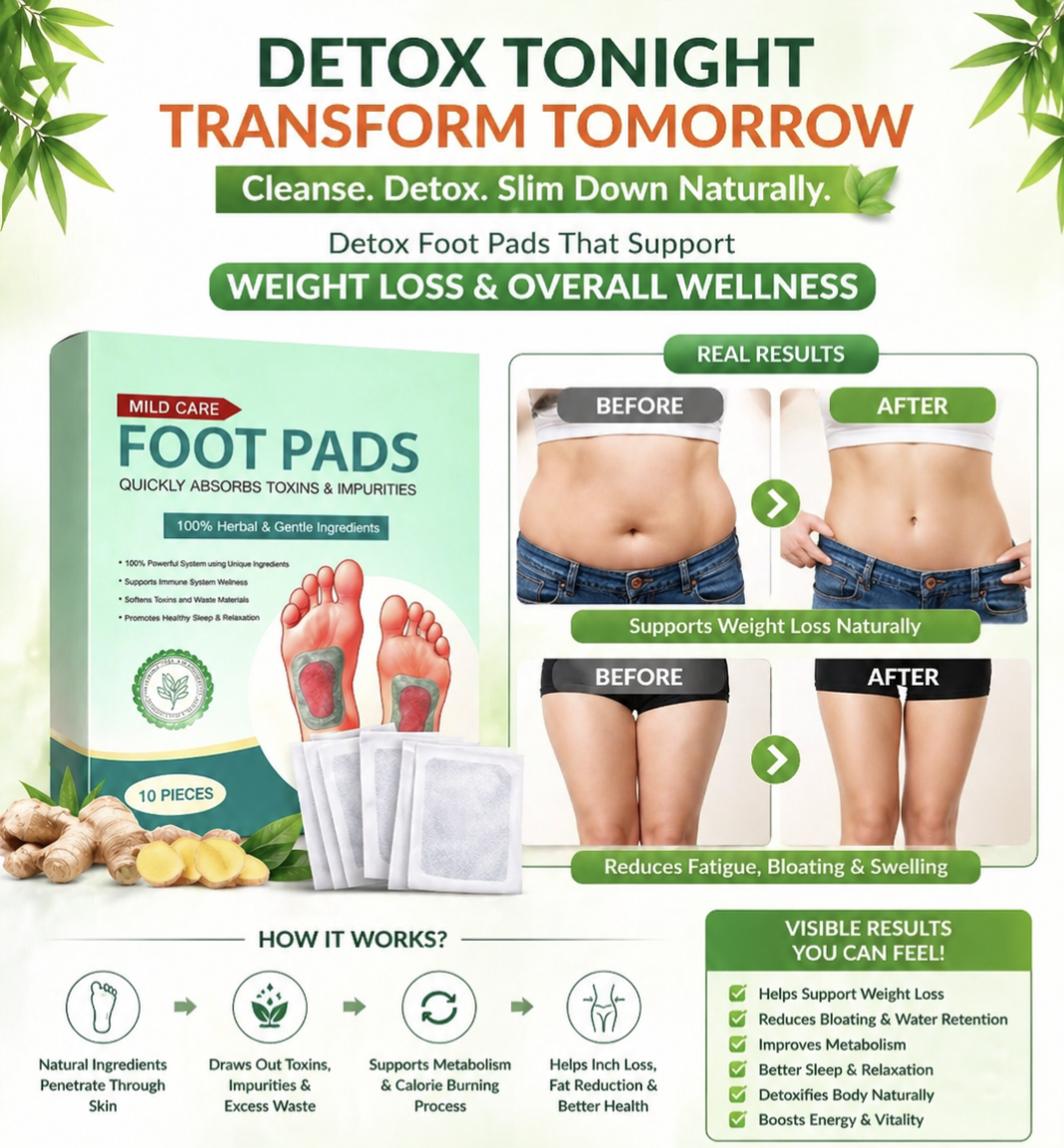 Premium Detox Foot Patches For Weight Loss & Overall Wellness