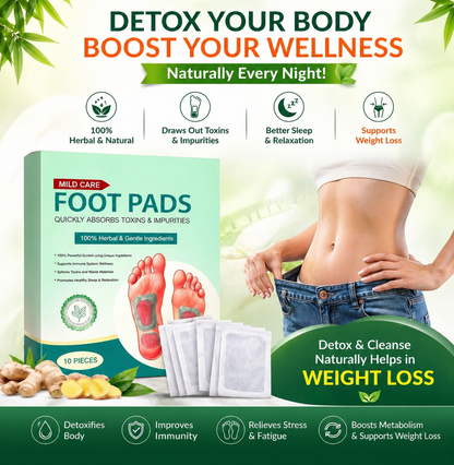 Premium Detox Foot Patches For Weight Loss & Overall Wellness